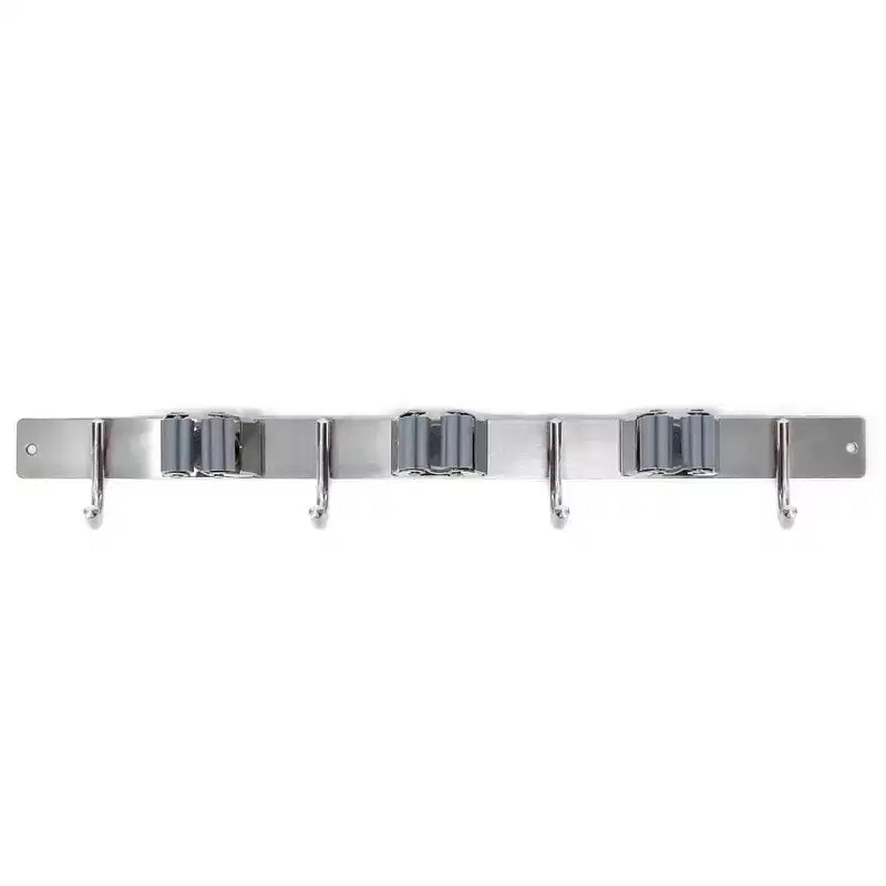 Wrap-It Broom Bar Holder with Hooks
