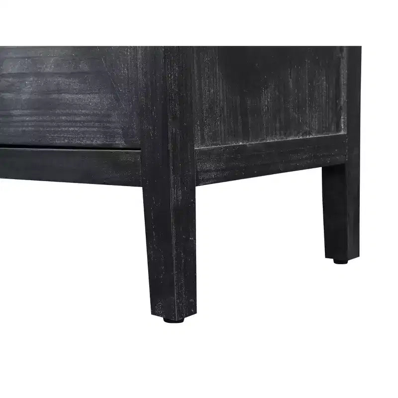 Mobile credenza a 4 ante stile antico con vetro temperato