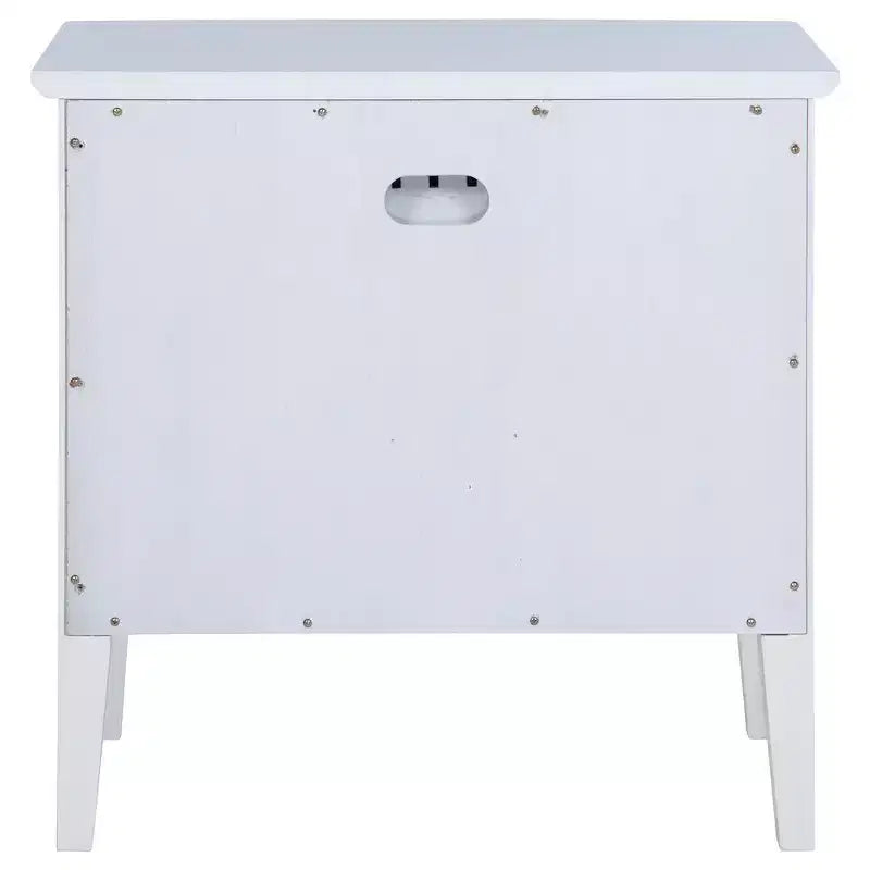 Comodino bianco a 1 cassetto per adulti