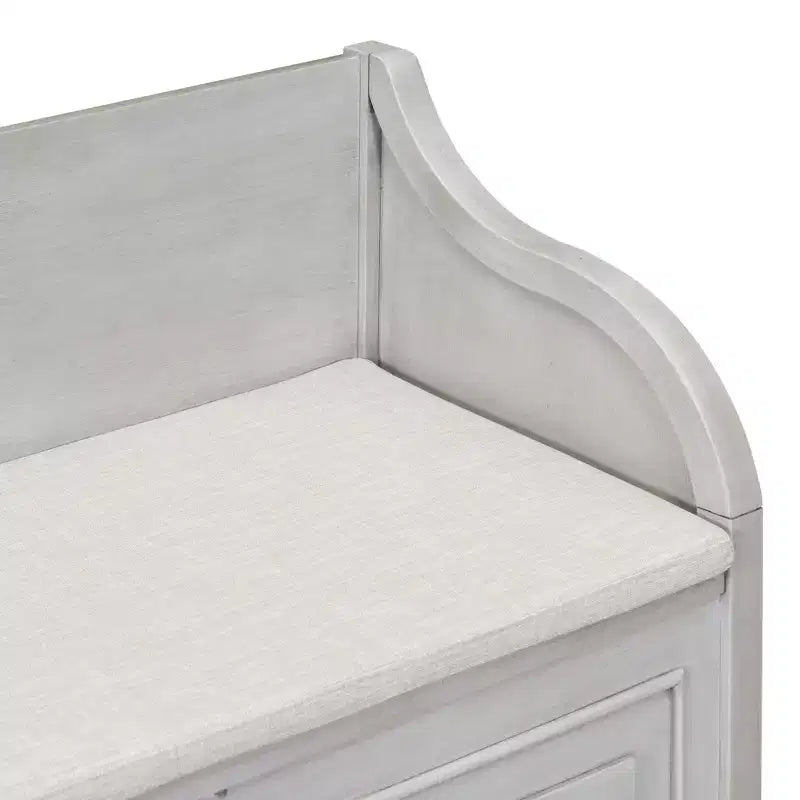 Panca contenitore imbottita multicolore con cuscino rimovibile, 1 posto