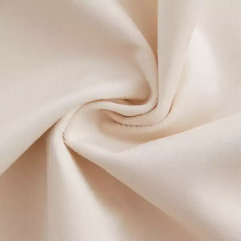 Letto a piattaforma imbottito in microsuede di cocco con testiera ad ali laterali, King, 1 persona