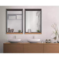 Specchio da parete funzionale Mehta marrone rustico - Kate & Laurel All Things Decor