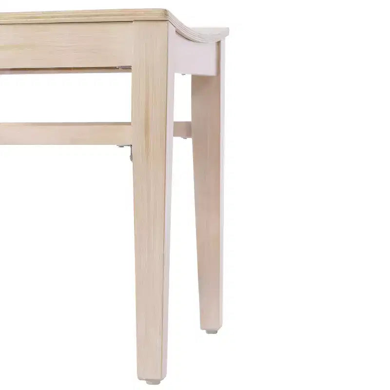 Sedia da pranzo senza braccioli anticata bianca/nera con schienale curvo, legno massiccio, 1 posto