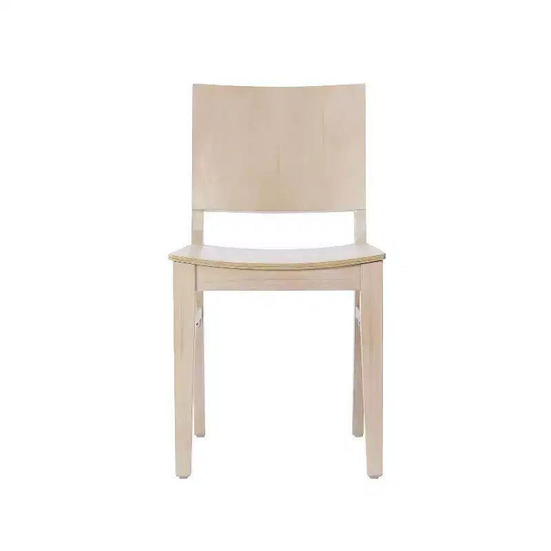 Sedia da pranzo senza braccioli anticata bianca/nera con schienale curvo, legno massiccio, 1 posto