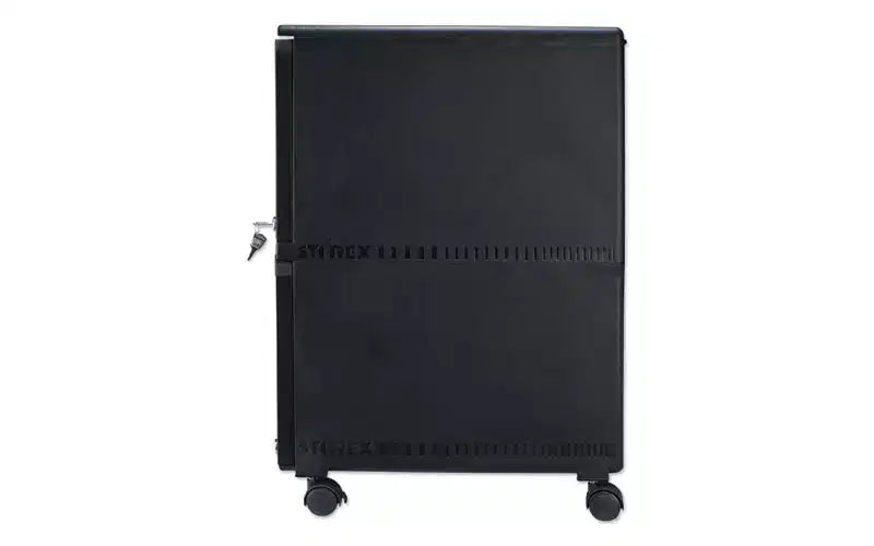 Classificatore mobile a 2 cassetti nero, utente singolo