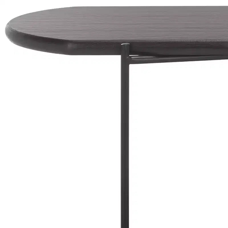 Consolle Moderna con Ripiano Aperto – Gambe in Metallo Nero, Vari Colori