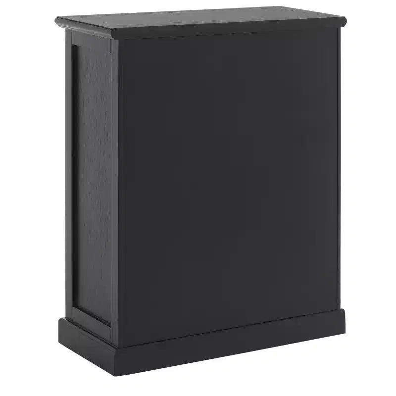 Libreria a 5 ripiani, Nero / Grigio Malva / Bianco / Bianco anticato, Singolo