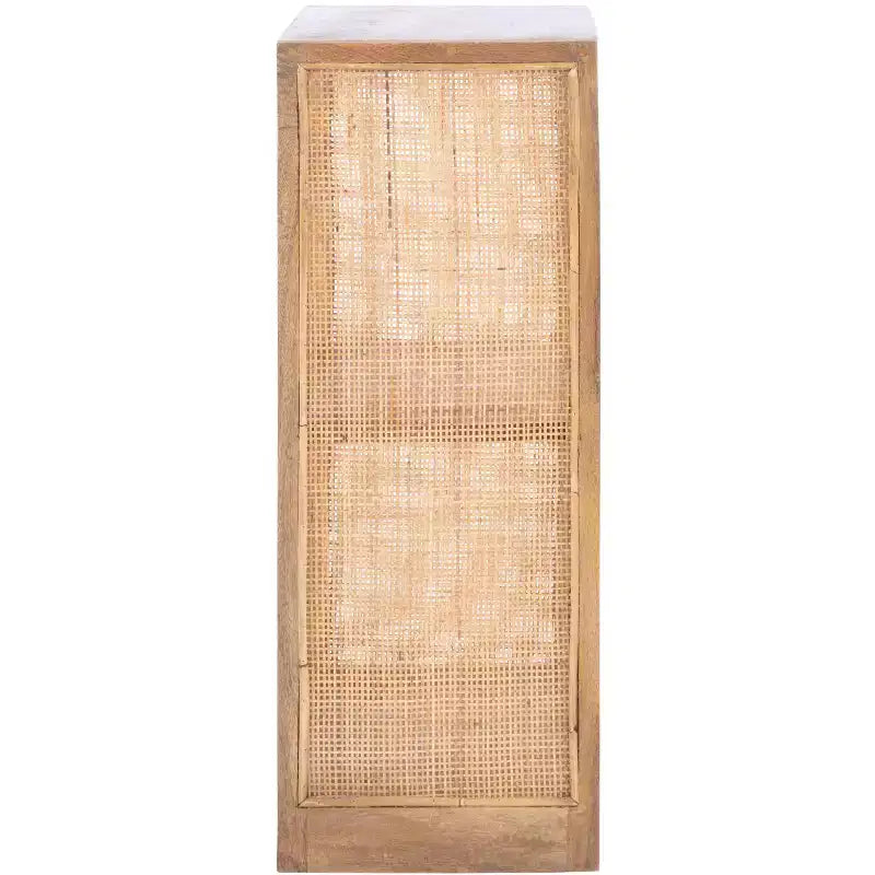 Etagere a 2 ripiani in legno di mango naturale e marrone dorato - 1 Persona