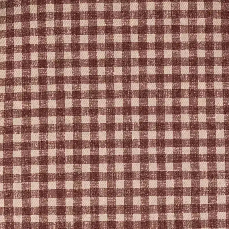 Sedia da toeletta imbottita senza braccioli – Gingham / Lino / Bouclé, 1 posto